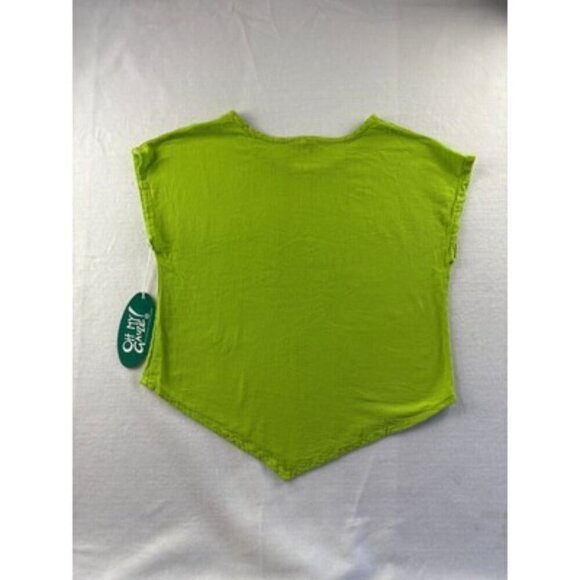 Oh My Gauze Womens Lime Poncho Top S Soft & Breathable - Picture 4 of 4
